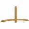 Ekena Millwork Bellingham Rough Sawn Timber Gable Bracket, Western Red Cedar, 108"W x 40"H x 4"D x 4"F, 9/12 Pitch GBW108X40X0404BEL00RWR - alternate 2